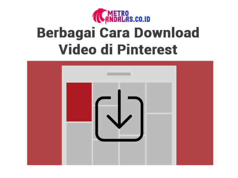 Cara download video di pinterest