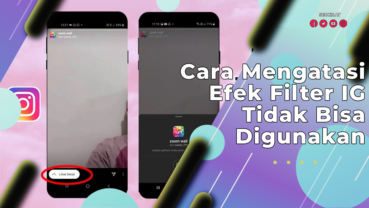 Cara mencari efek di ig