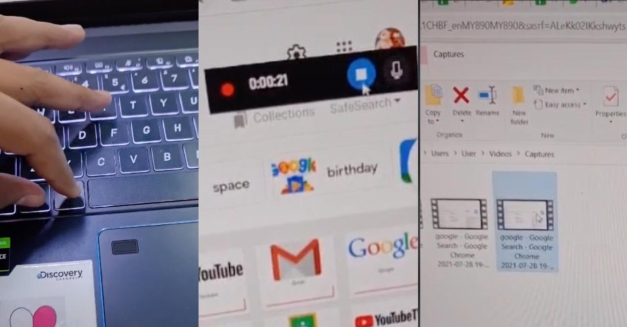 Cara screen recorder di laptop