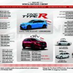 Harga dan spesifikasi mobil honda