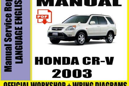 Spesifikasi honda crv 2003 manual