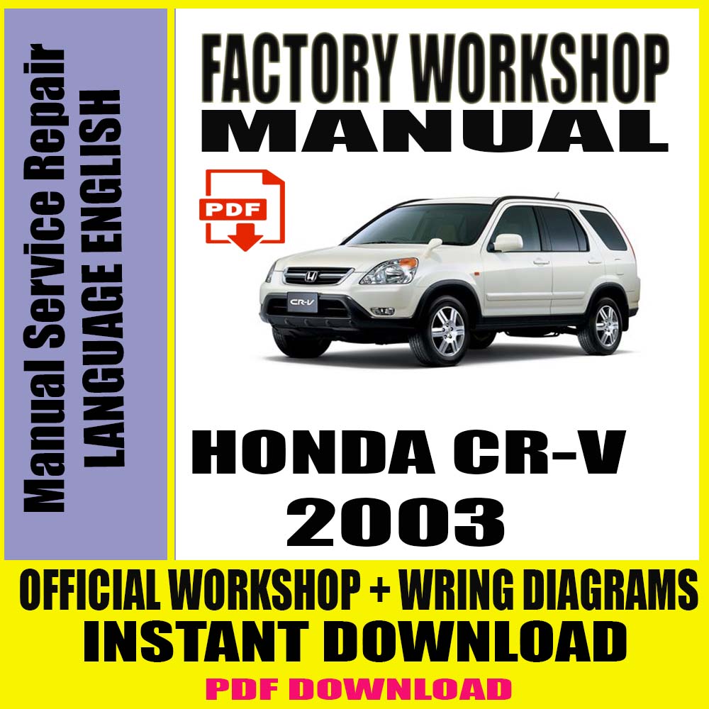 Spesifikasi honda crv 2003 manual