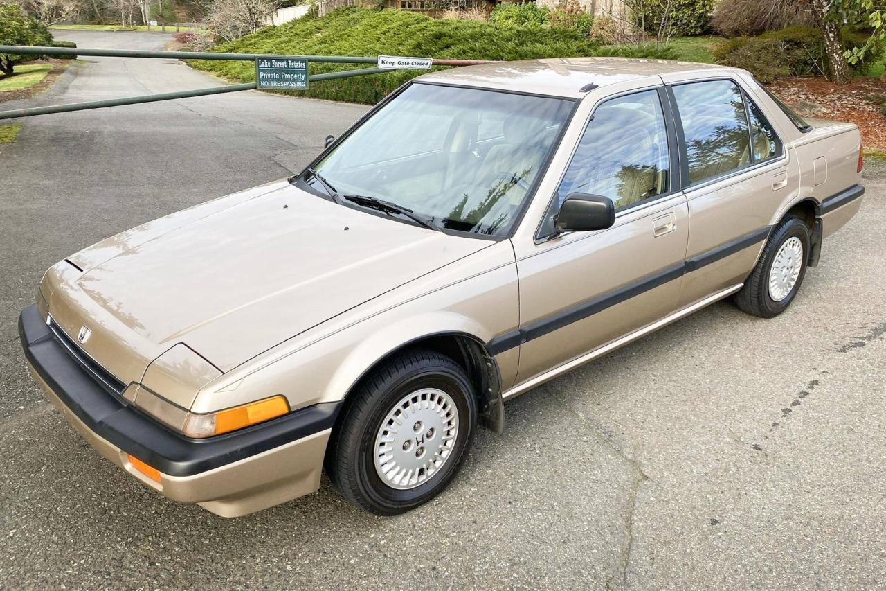 1987 accord honda sedan lx speed 50k kept miles garage only original ac